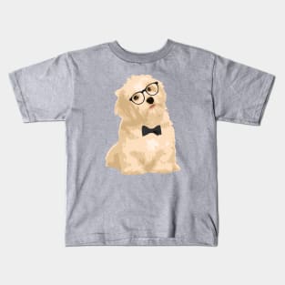 Cute Hipster Reddish Havanese Puppy T-Shirt for Dog Lovers Kids T-Shirt